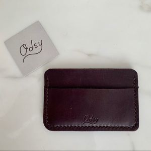 NWT Odsy Leather Cardholder
